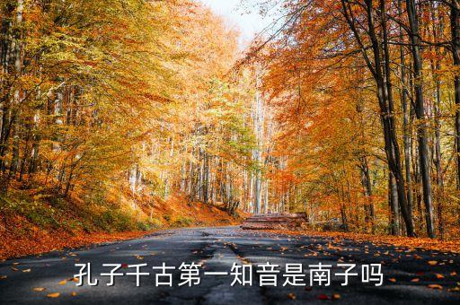 孔子千古第一知音是南子吗
