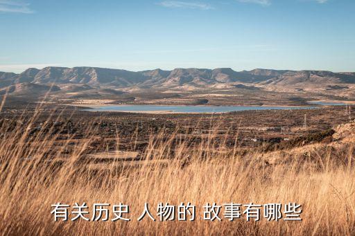 有关历史 人物的 故事有哪些