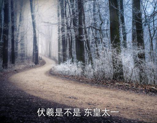 伏羲是不是 东皇太一