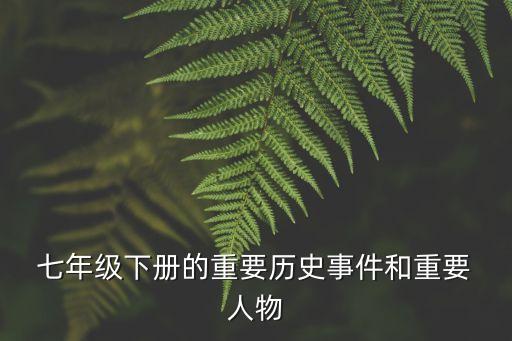 历史人物历史事件应该遵循哪些原则,七年历史的历史人物有哪些