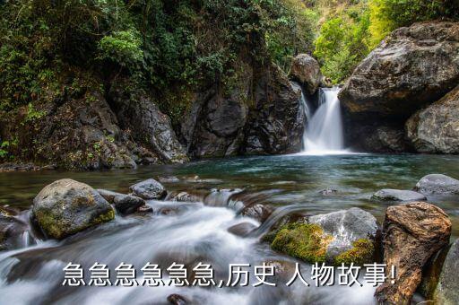 急急急急急急,历史 人物故事!